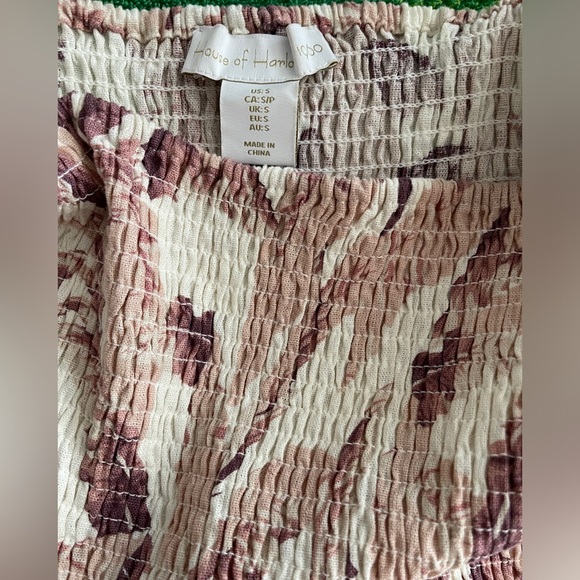 House of Harlow 1960 Muted Pink Floral Ruffled Maxi Sundress NWOT Size Small - Picture 6 of 9